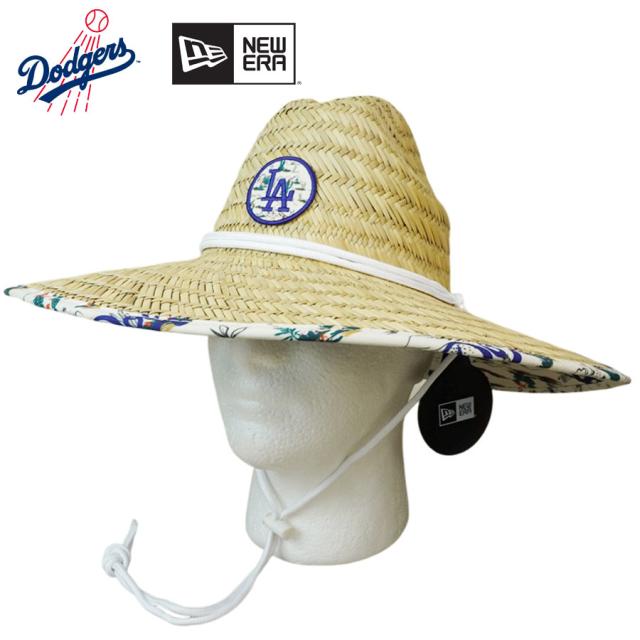 NEW ERA ニューエラロサンゼルス ドジャース公式STREW HAT ストロー