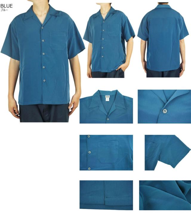 CALTOP キャルトップ カルトップメンズ シャツ【クリックポスト発送】3003 SS SHIRTSショートスリーブシャツBLACK(ブラック) KHAKI(カーキ) BLUE(ブルー) NAVY(ネイビー)男女兼用 黒 紺 ベージュ 青 半袖 チカーノ ロサンゼルス HIPHOP_2