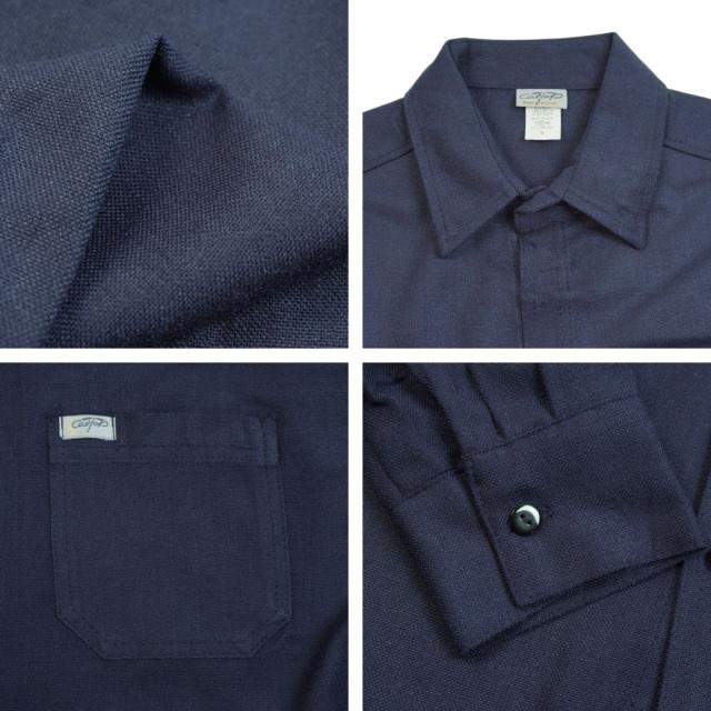 CALTOP キャルトップ カルトップメンズ シャツ2000 SOLID LONG SLEEVE SHIRTSソリッド ロングスリーブシャツBLACK(ブラック) BURGUNDY(バーガンディ) NAVY(ネイビー)チカーノ ボタンダウン 無地 カラー シンプル ストリー_9