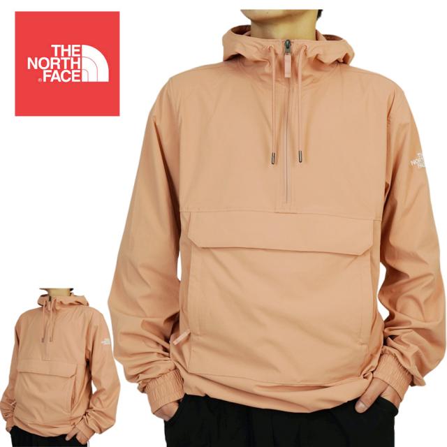 ノースフェイスTHE NORTH FACEメンズ ジャケットM TNF PACKABLE TRAVEL ANORAKパッカブルトラベルアノラックROSE DAWN ローズダウンピンク プルオーバー ジャンパー ナイロン アウター ロゴ キャンプ アウトドア