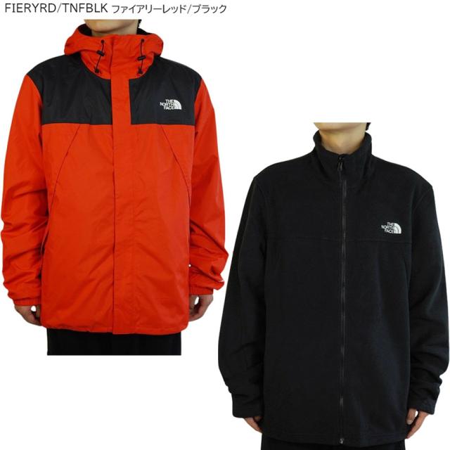 ノースフェイスTHE NORTH FACEメンズ ジャケットM ANTORA TRICLIMATEメンズ アントラ トリクラメイトミリタリーオリーブ/ブラックファイアリーレッド/ブラックブラック/バナディスグレーマウンテンパーカー フリース 3way 3in1_7