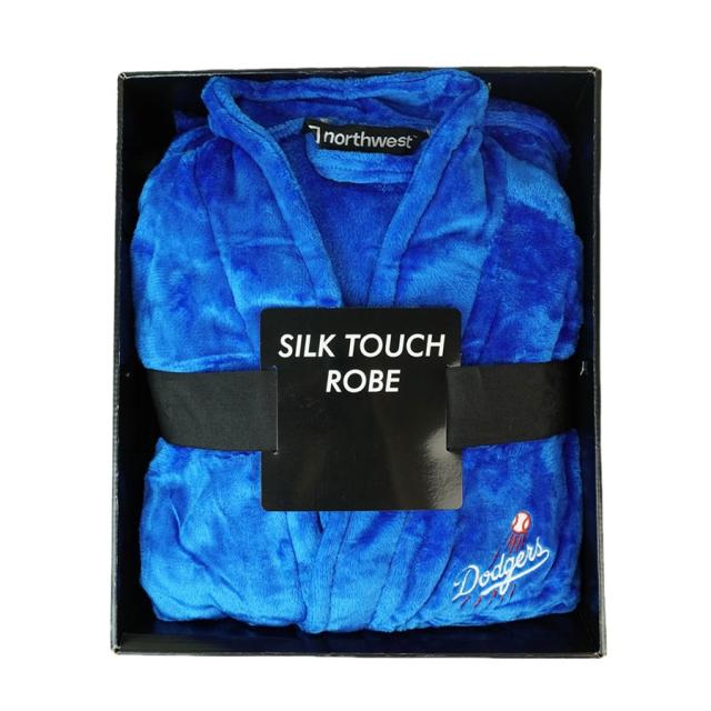 ロサンゼルス ドジャース公式グッズバスローブ SILK TOUCH ROBE シルクタッチローブNORTHWEST ノースウェストインテリア ルームウェア リラックスウェアLA DODGERS 大谷翔平メジャーリーグ オフィシャルグッズ ロサンゼルス ドジャース公式グッズバスローブ SILK TOUCH ROBE シルク