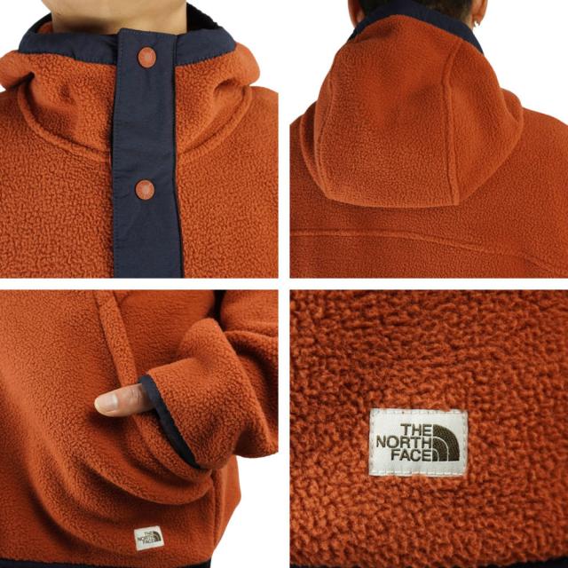 ノースフェイスTHE NORTH FACEメンズ フリースM CARBONDALE 1/4 SNAPカーボンデイル 1/4スナップBRNDYBN/AVIATORNAVY(ブラウン/ネイビー) TNF BLACK(ブラック)フリース ボア 紺 黒 茶 アウトドア プルオーバー_6