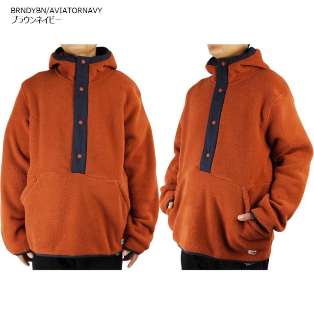 ノースフェイスTHE NORTH FACEメンズ フリースM CARBONDALE 1/4 SNAPカーボンデイル 1/4スナップBRNDYBN/AVIATORNAVY(ブラウン/ネイビー) TNF BLACK(ブラック)フリース ボア 紺 黒 茶 アウトドア プルオーバー_4