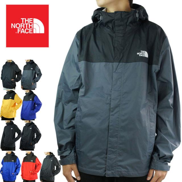 ノースフェイスTHE NORTH FACEメンズ ジャケットM VENTURE JACKET RTOメンズ ベンチャー ジャケット レトロBLUE GREY YELLOW BLACK REDナイロン マウンパ ライトアウター 青 黄色 黒 灰色 グレー 赤