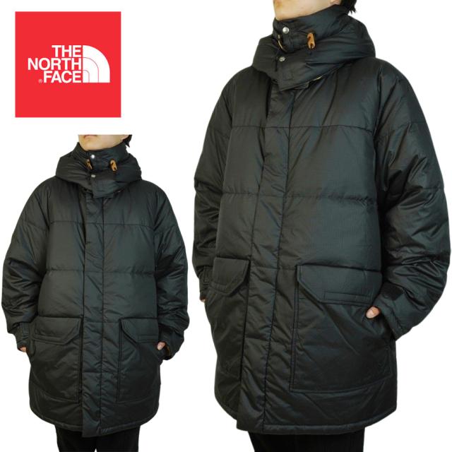 ノースフェイスTHE NORTH FACEメンズ ジャケットM  77 BROOKS RANGE PARKAメンズ ブルックス レンジ パーカTNFBLK/ANTELPTN(ブラック/アンテロープタン)ダウン コート パディング ナイロン アウター ロゴ キャンプ アウトドア 黒 茶