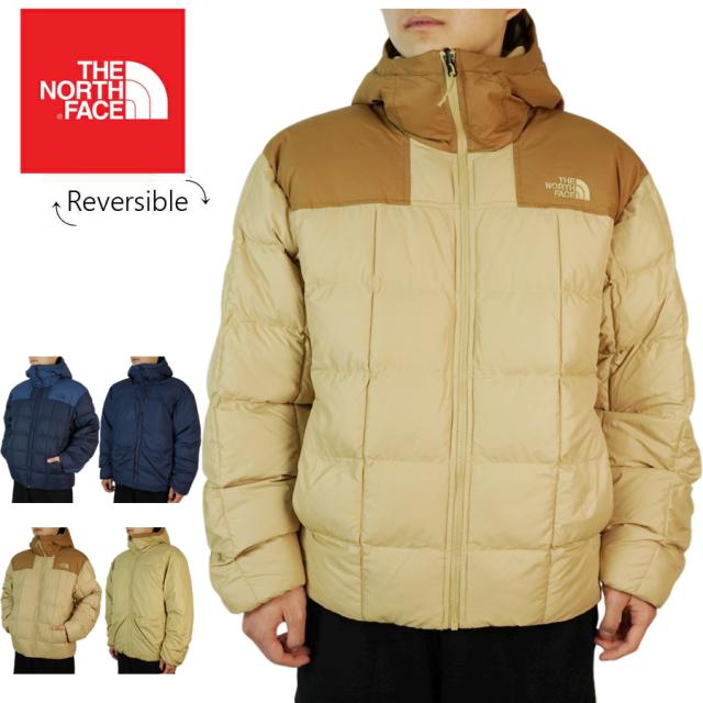 ノースフェイスTHE NORTH FACEメンズ ジャケットM LHOTSE REVERSIBLE HOODIEメンズ ローツェ リバーシブル フーディカーキストーン/ユーティリティブラウン サミットネイビー/シェイディブルーダウン アウター 2way アウトドア キャンプ ストリ