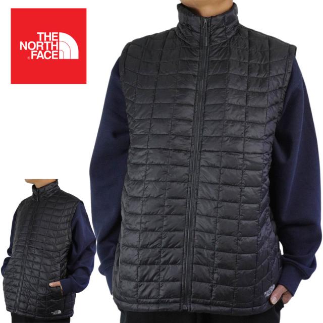 ノースフェイスTHE NORTH FACEUSA企画 日本未入荷 メンズ ベストM THERMBLL TREK VESTメンズ サーモボールトレックベストTNF BLACK(ブラック)黒 白 インナー 中綿 キルティング