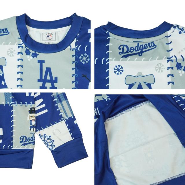 大谷翔平 セーター 公式 ドジャース グッズOHTANI HOLIDAY AGLY SWEATERホリデー アグリーセーター オフィシャルLA DODGERS ロサンゼルス ドジャースブルー ホワイト MLB デコピン 大谷 翔平 SHOHEI OHTANI サイン ロゴ