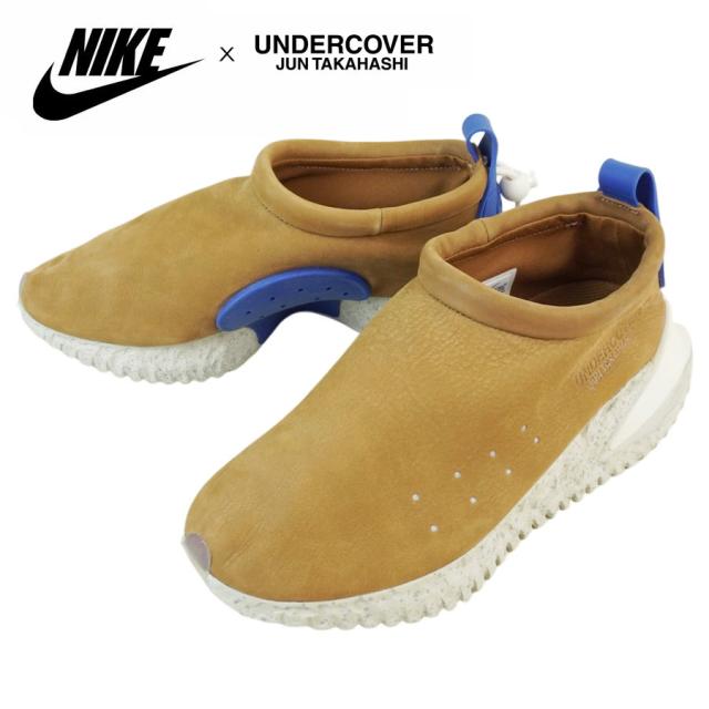 メンズ スニーカーNIKE MOC FLOW SP × UNDERCOVERナイキ モックフロー アンダーカバー コラボシューズALE BROWN TEAM ROYALエールブラウン チームロイヤル ブルー【箱無し】 スリッポン アウトドア テックコラボ ダブルネーム 靴 ストリート