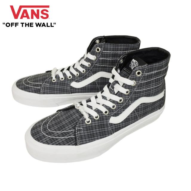 バンズ VANS ヴァンズ【箱無し】SK8-HI TAPERED スケートハイ スケーターハイUV BEADS BLACK ブラック 黒 チェック グレーメンズ レディース スニーカー 靴 スケボー ハイカット