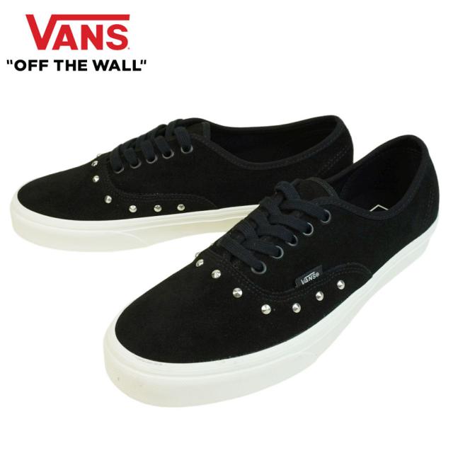 VANS スニーカーVANS ヴァンズ バンズAUTHENTIC オーセンティックスタッズ スエード ブラック メタルスタッズ黒 グランジ パンク ロック スエードメンズ レディース スニーカー 靴 ローカット スケシュー