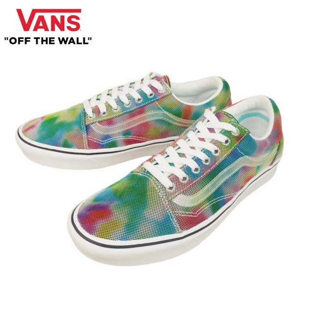 バンズ VANS ヴァンズスニーカー オールドスクールCOMFYCUSH OLD SKOOL 箱無しコンフィクッシュ (IN BLOOM)MULTI/TRUE WHITEインブルーム マルチ トゥルーホワイトメンズ レディース スニーカー 靴 スケボー sk8 ストリート ローカット