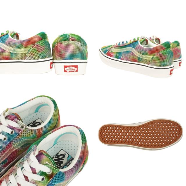 バンズ VANS ヴァンズスニーカー オールドスクールCOMFYCUSH OLD SKOOL 箱無しコンフィクッシュ (IN BLOOM)MULTI/TRUE WHITEインブルーム マルチ トゥルーホワイトメンズ レディース スニーカー 靴 スケボー sk8 ストリート ローカット