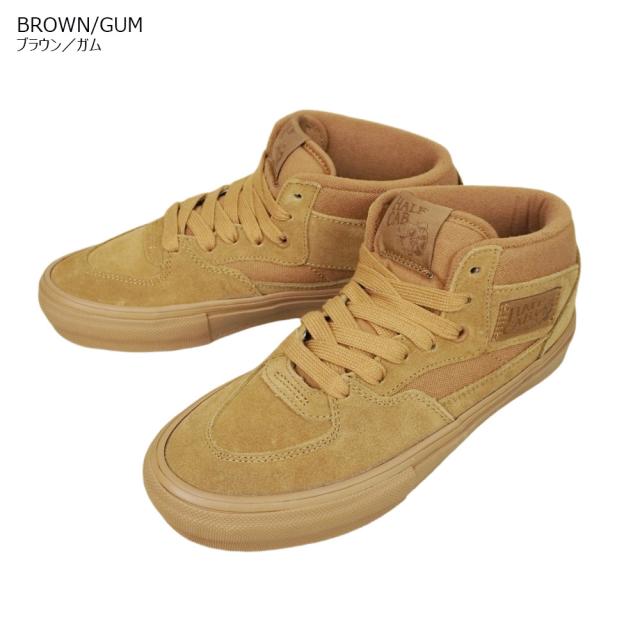 バンズ VANS ヴァンズ【箱無し】SKATE HALF CAB スケートハーフキャブMONO CHOCOLATE BROWN/GUMメンズ レディース スニーカー 靴 スケボーモノトーン チョコレート ブラウンガムベージュ こげ茶 バーガンディー 茶系_1