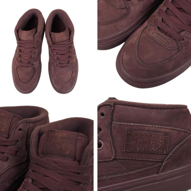 バンズ VANS ヴァンズ【箱無し】SKATE HALF CAB スケートハーフキャブMONO CHOCOLATE BROWN/GUMメンズ レディース スニーカー 靴 スケボーモノトーン チョコレート ブラウンガムベージュ こげ茶 バーガンディー 茶系_6