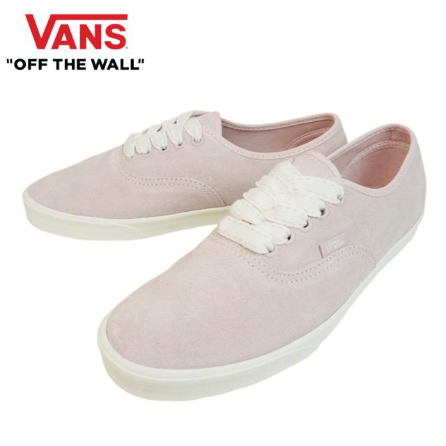 VANS スニーカーVANS ヴァンズ バンズ【箱なし】AUTHENTIC オーセンティック LOW PRO ロープロSTITCH LACE SEPHIA ROSE ステッチ ファットシューレース ピンクスエード スウェード セピア ローズ 白メンズ レディース スニーカー 靴 ローカット