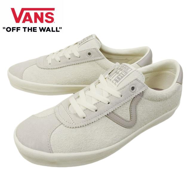 VANS スニーカーVANS ヴァンズ バンズ【箱なし】SPORT LOW  スポーツ ローTRI-TONE ATMOSPHERE トライトーン アトモスフィアベージュ 茶 白 オフ スウェード ロゴメンズ レディース スエード 靴 レトロ クラシック ヴィンテージ