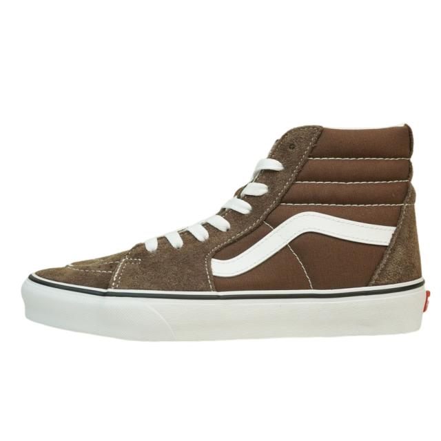 バンズ VANS ヴァンズSK8-HI スケートハイ スケーターハイRAIN DRUM/TRUE WHITE レインドラム トゥルーホワイトブラウン 茶色 白 ホワイト スウェードメンズ レディース スニーカー 靴 スケボー ハイカット