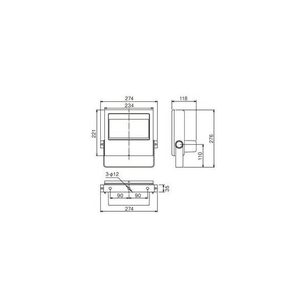 LEDS-10910LN-LS9【東芝】【工事必要】ＬＥＤ小形角形投光器_1