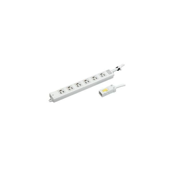 DC8126EN-3【東芝】ハーネス用OAタップ６コ口抜け止め形