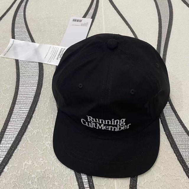 Satisfy Running Cap 刺繍 黒 キャップ