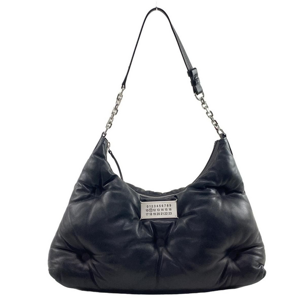 Maison Margiela ミディアム黒 チェーンショルダー レザー Maison Margiela ミディアム黒 チェーンショルダー レザーの通販