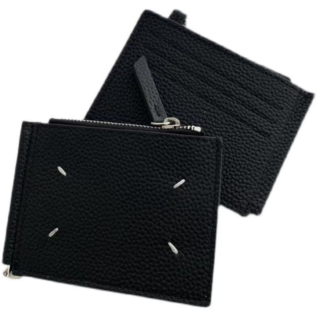 レザー マネークリップ メゾンマルジェラ mm6 二つ折り財布 財布 レザー マネークリップ メゾンマルジェラ mm6 二つ折り財布