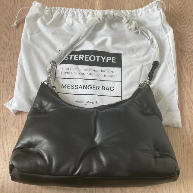 Maison Margiela ミディアム黒 チェーンショルダー レザー Maison Margiela ミディアム黒 チェーンショルダー レザーの通販