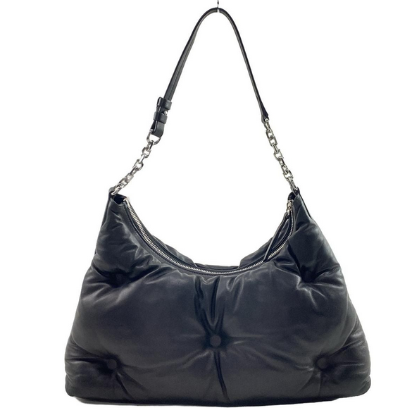 Maison Margiela ミディアム黒 チェーンショルダー レザー Maison Margiela ミディアム黒 チェーンショルダー レザー