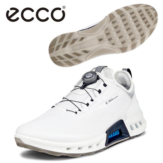 【大特価!】エコー スパイクレス メンズ ゴルフシューズ バイオム シー フォー ボア ホワイト/ブラック ECCO Golf golf BIOM C4 BOA men Gore-Tex 130424 51227