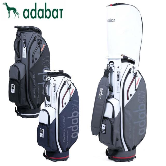 【ネームプレート彫刻無料】アダバット カート キャディバッグ 9型 47インチ対応 軽量 adabat ABC438 ゴルフ