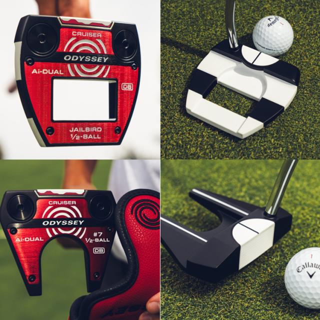 【中尺】オデッセイ Ai-DUAL CRUISER パター ODYSSEY デュアル クルーザー CRSR キャロウェイ 1/2-BALL #7 DB、1/2-BALL JAILBIRD DB 38インチ_4