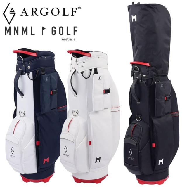 ARGOLF × MINIMAL GOLF アールゴルフ ミニマル カートキャディバッグ M GAIA CADDIE CN1 エム ガイア キャディー 8.5型 ゴルフ