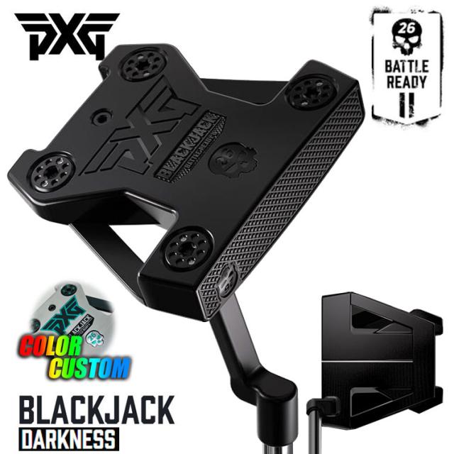 【パター・受注生産】PXG バトルレディ2 ダークネス BATTLE READY2 DARKNESS ブラックジャック パター BLACKJACK PUTTER