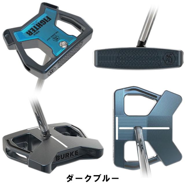 【パター・受注生産】【ゼロトルクパター】 BURKE Golf FIGHTER Series F35CC Putter バーク ゴルフ ファイターシリーズ スチールシャフト_1