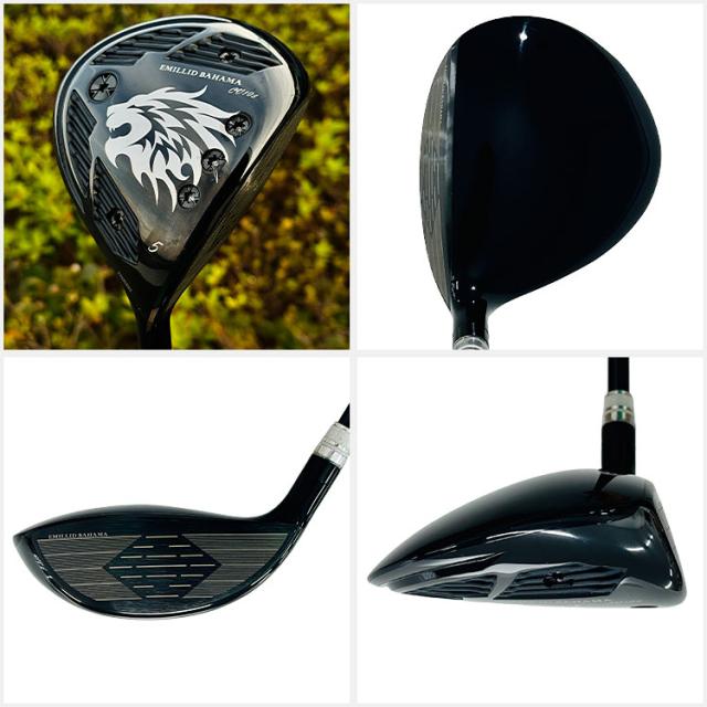 【特注カスタムクラブ】エミリッドバハマ フェアウェイウッド カールヴィンソン CV10S BLACK FW DERAMAX デラマックス 虹デラ CX-D プレミアムシリーズ シャフト_1