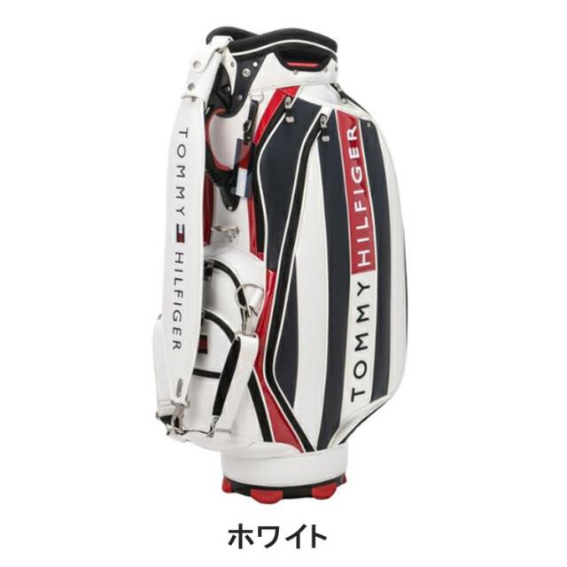 【ネームプレート彫刻無料】トミーヒルフィガー カートキャディバッグ フェイス FACE 9型 46インチ対応 THMG3FC4   ゴルフ ネームプレート彫刻無料】トミーヒルフィガー カートキャディバッグ