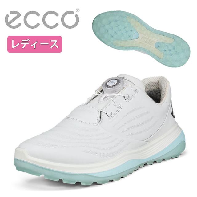 【レディ−ス】エコー スパイクレス ゴルフシューズ LT1 ボア 132763 01007 ホワイト ECCO WOMEN'S GOLF LT1 BOA