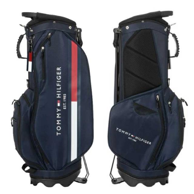 トミーヒルフィガー スタンドキャディバッグ 9型 軽量 ☆トミーヒルフィガー トミーヒルフィガー スタンド キャディバッグ 9