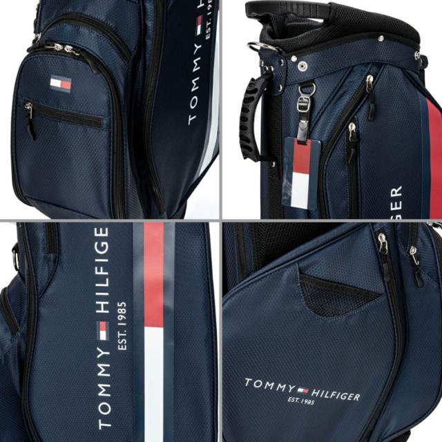 ネームプレート彫刻無料】トミーヒルフィガー スタンドキャディバッグ