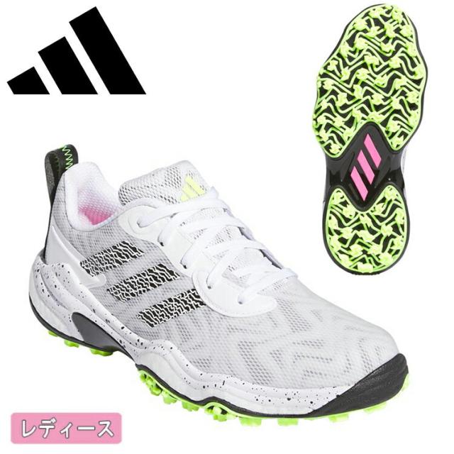 【レディース】アディダス adidas ウィメンズ コードカオス 25 NKZ94 IE3448 CODECHAOS 25 GOLF SHOES フットウェアホワイト/コアブラック/ルシッドレモン ゴルフシューズ スパイクレス