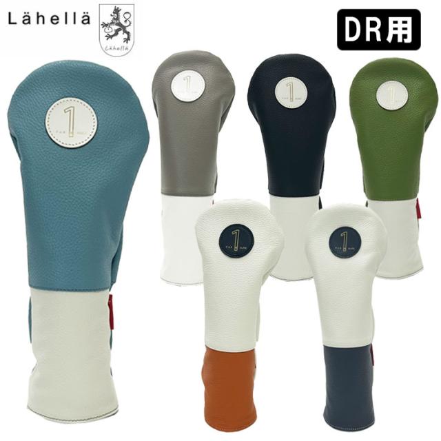 京谷 ラヘラ ドライバー用 ヘッドカバー バイカラー L-543 Lahella golf BICOLOR Leather head cover 1W 460cc対応 ゴルフ