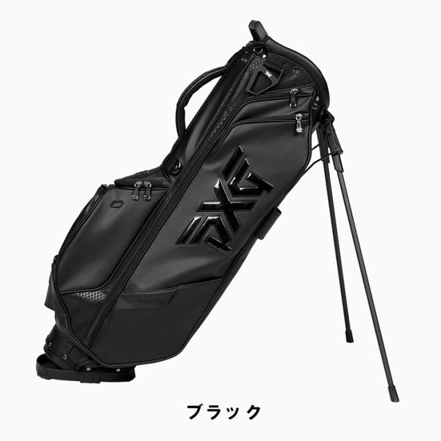A*様 ＰＸＧ ゴルフ スタンド式 キャディバッグ9型【ブラック】美品！ PXG キャディバッグ デラックス キャリースタンドバッグ DELUXE CARRY