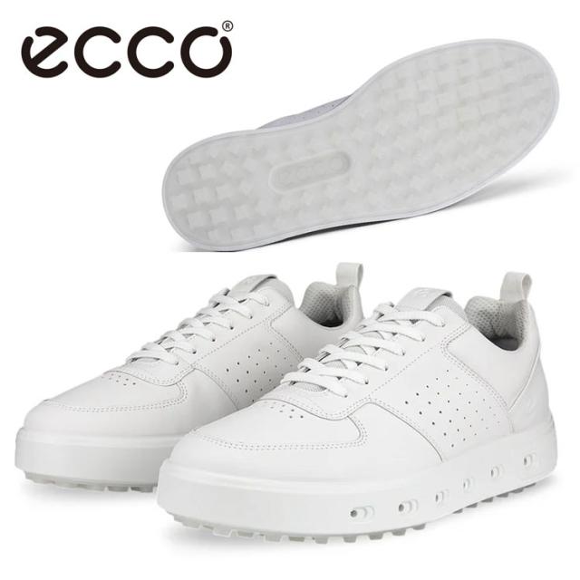エコー スパイクレス ゴルフシューズ メンズ ストリート セブントゥエンティ GOLF STREET 720 ECCO MENS WHITE 111704 01007 ゴルフ