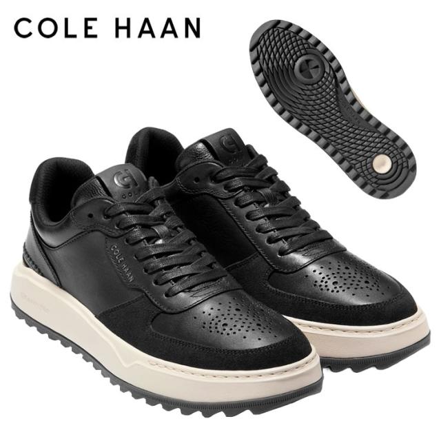 コールハーン COLE HAAN ゴルフシューズ スパイクレス C38378 グランドプロ クロスオーバー ゴルフ mens メンズ ブラック/アイボリー