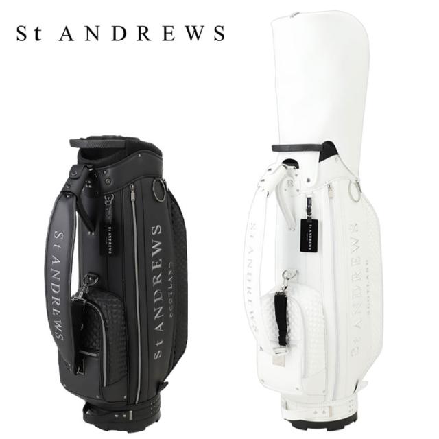 St Andrews セントアンドリュース ゴルフキャディバッグ 大型 青