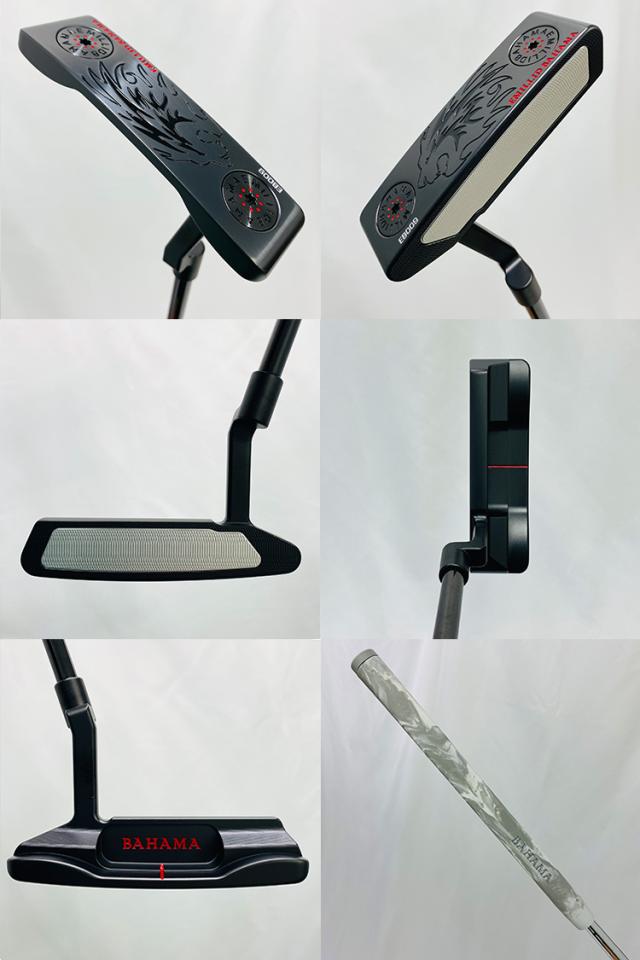 【パター・受注生産】エミリッドバハマ EB009 パター ピン型 クランクネック EMILLID BAHAMA EB009 PUTTER パター・受注生産】エミリッドバハマ EB009 パター ピン型 クランク
