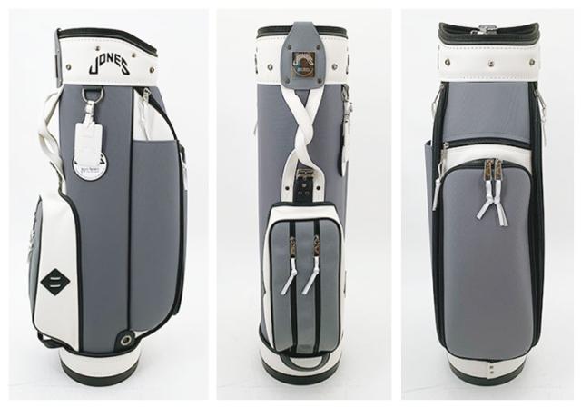 JONES キャディバッグ グレー/ホワイト ジョーンズ ライダー