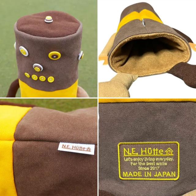 【数量限定】N.E.Hutte エヌイーヒュッテ ヘッドカバー ドライバー用 DR用 ロボット型 RPA パドリッシュくん ゴルフ